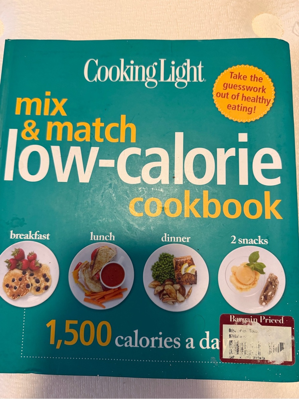 Mix & Match Low-Calorie Cookbook - Teal
